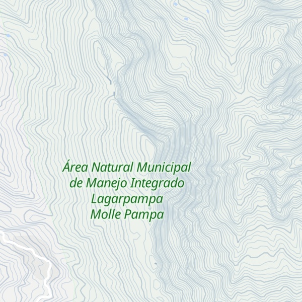 Map of Cerro Lluthuni