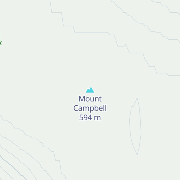 Map of Mount Campbell