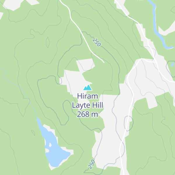 Map of Hiram Layte Hill