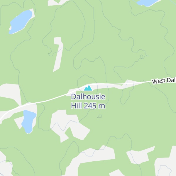 Map of Dalhousie Hill