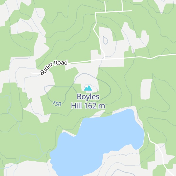 Map of Boyles Hill