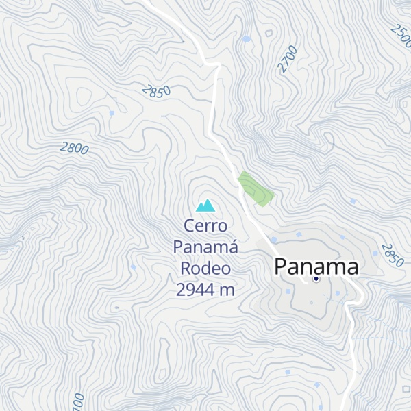 Map of Cerro Panamá Rodeo