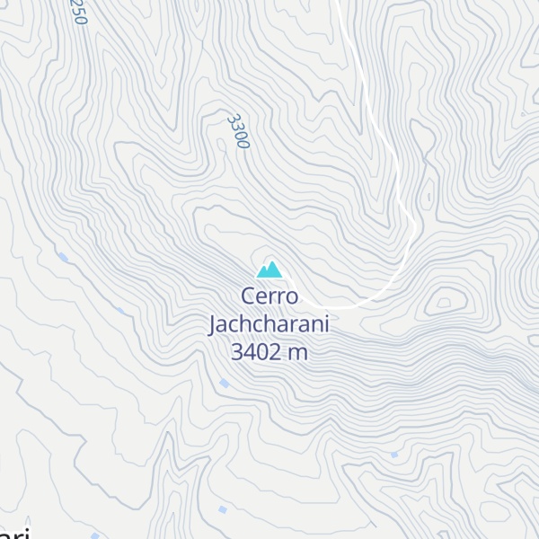 Map of Cerro Jachcharani