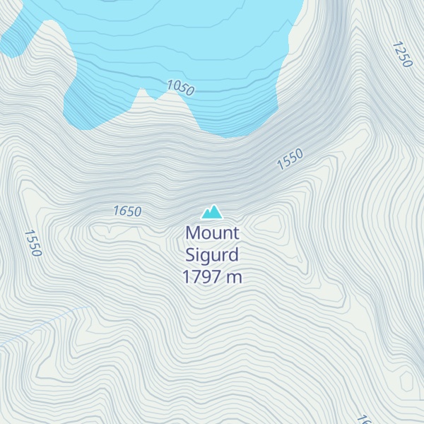 Map of Mount Sigurd