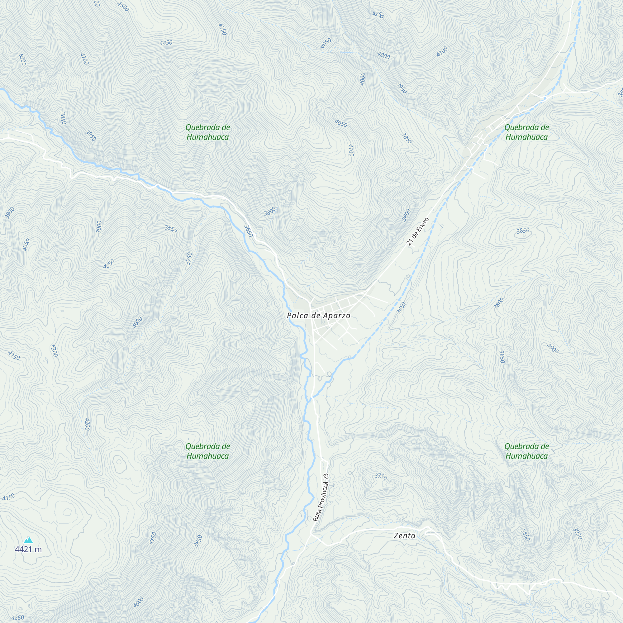 Palca de Aparzo map