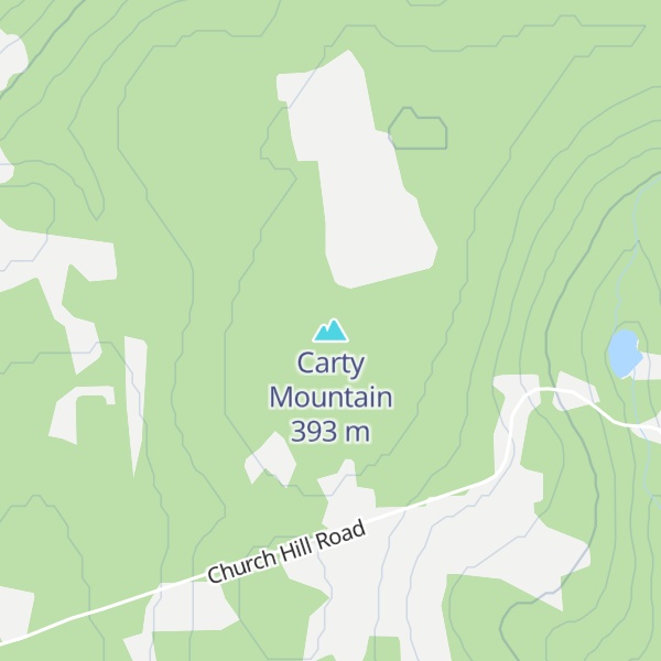 Map of Carty Mountain