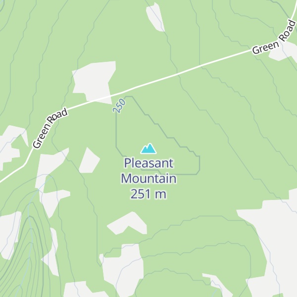 Map of Pleasant Mountain