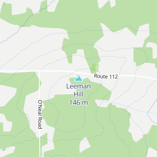 Map of Leeman Hill