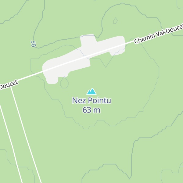 Map of Nez Pointu