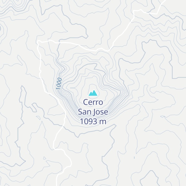 Map of Cerro San Jose
