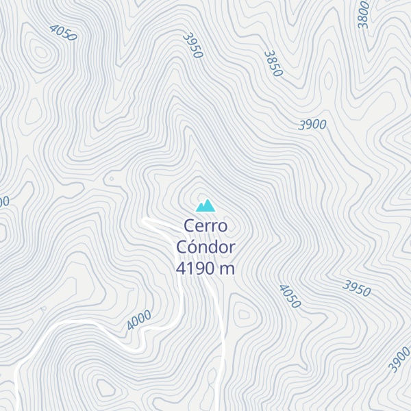 Map of Cerro Cóndor