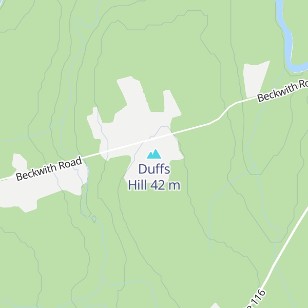 Map of Duffs Hill
