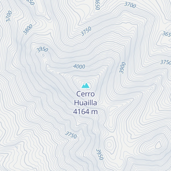Map of Cerro Huailla