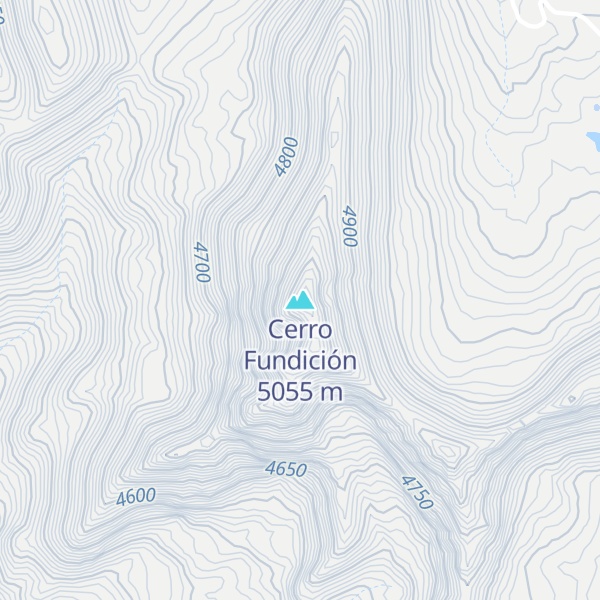 Map of Cerro Fundición