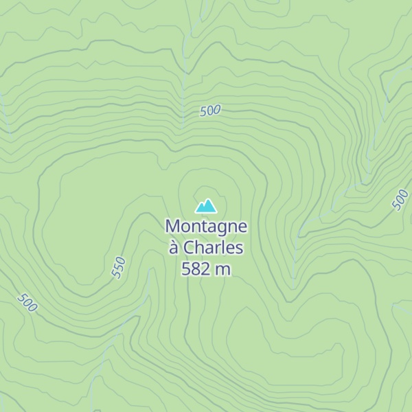 Map of Montagne à Charles