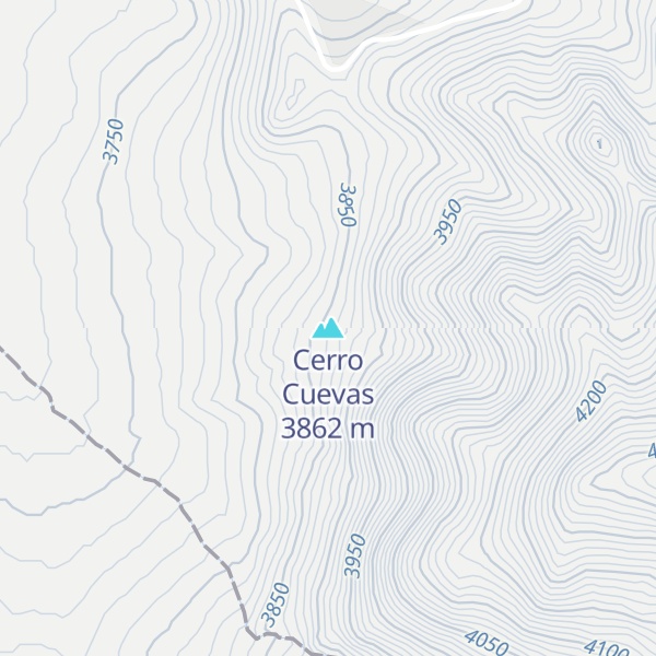 Map of Cerro Cuevas