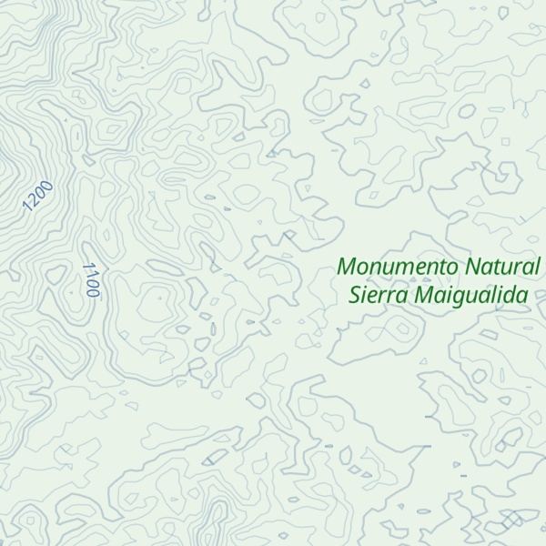 Map of Cerro Campanero