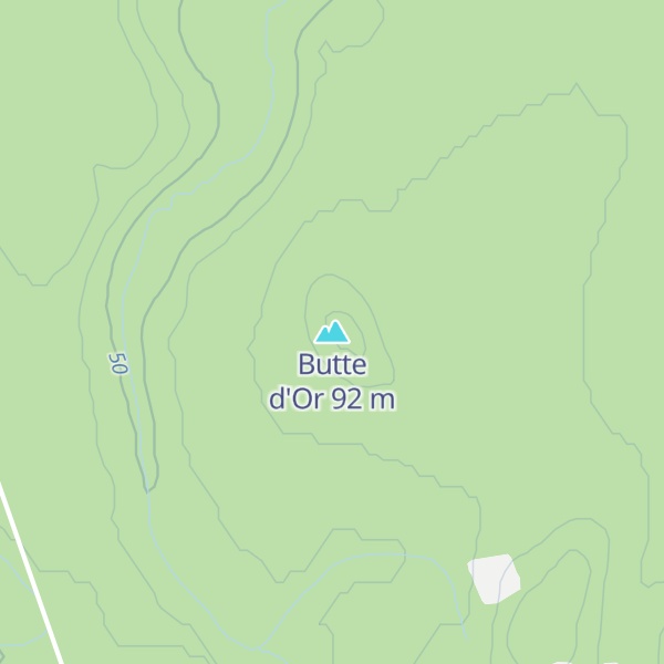 Map of Butte d'Or