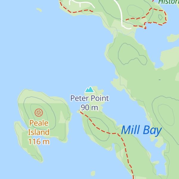 Map of Peter Point