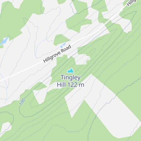 Map of Tingley Hill