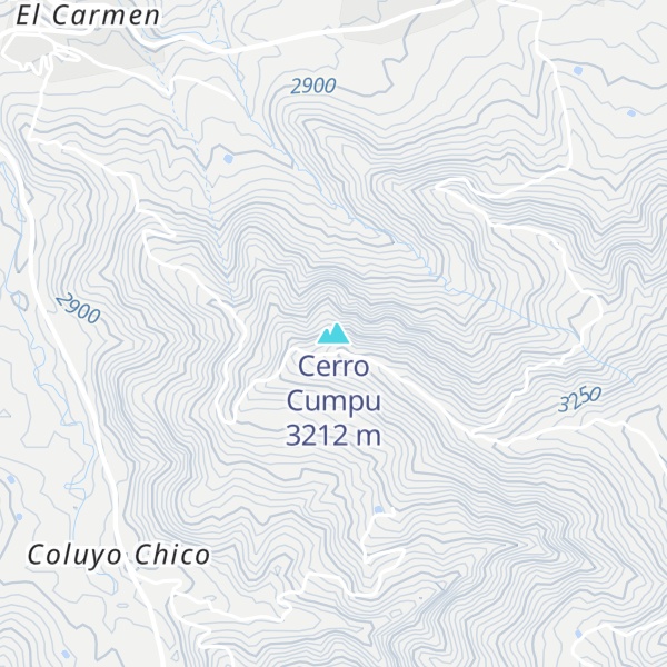Map of Cerro Cumpu