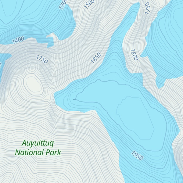 Map of Mount Brynhild