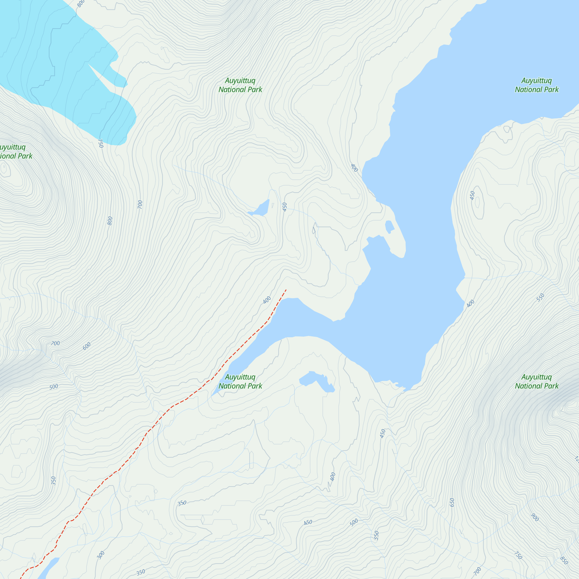 Summit Lake Emergency Shelter map