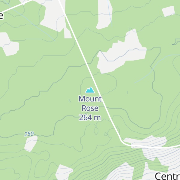 Map of Mount Rose