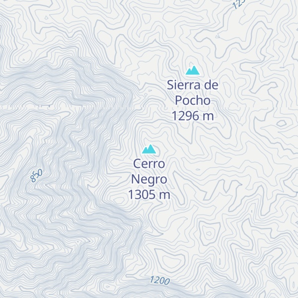 Map of Cerro Negro