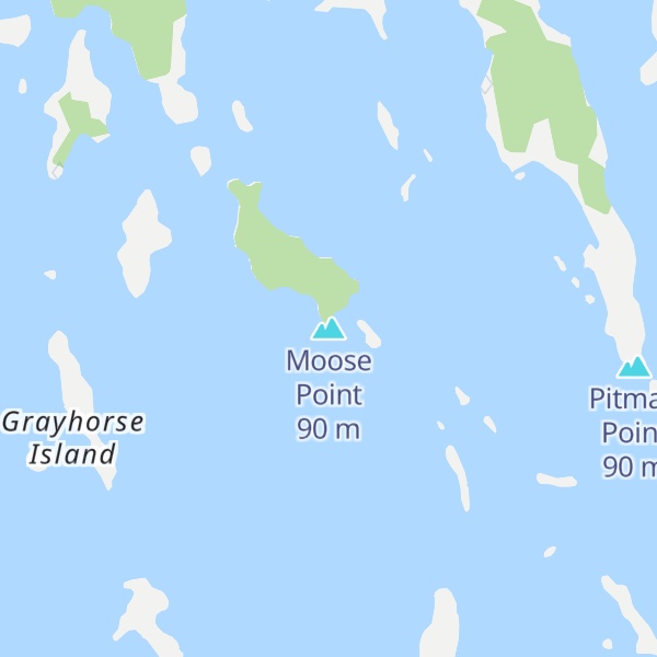 Map of Moose Point