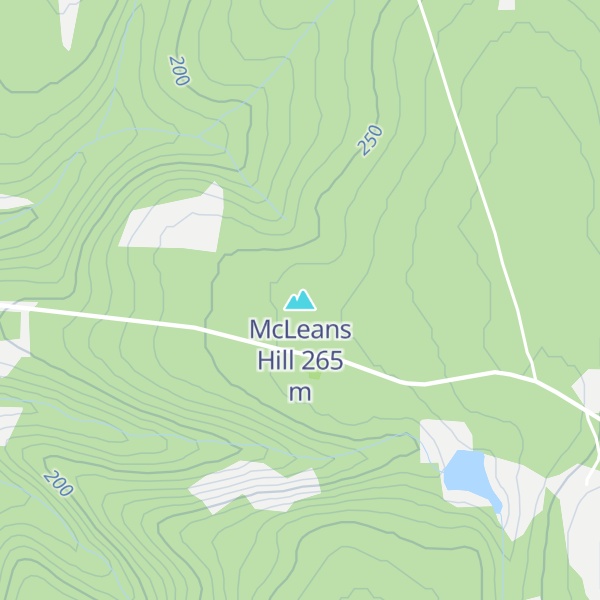 Map of McLeans Hill