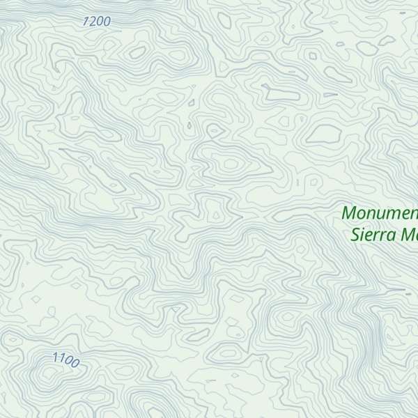 Map of Cerro Icutú