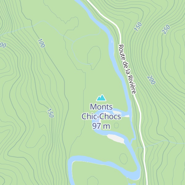 Map of Monts Notre-Dame