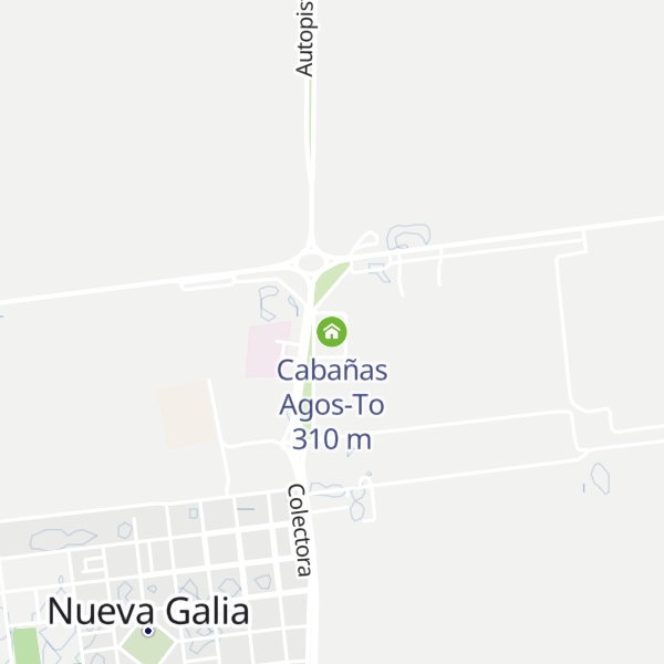 Map of Cabañas Agos-To