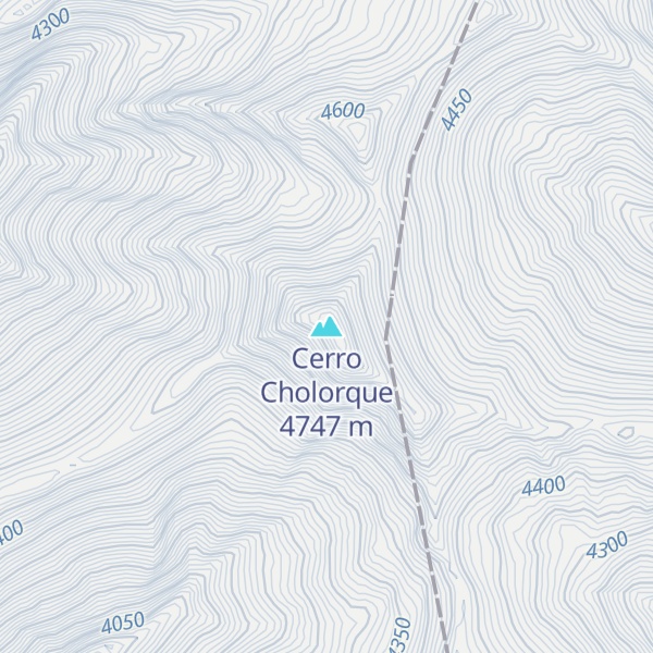 Map of Cerro Cholorque