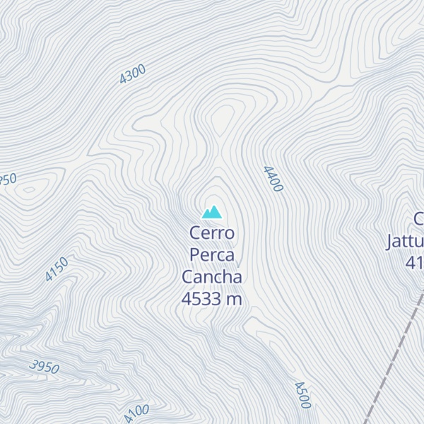 Map of Cerro Perca Cancha