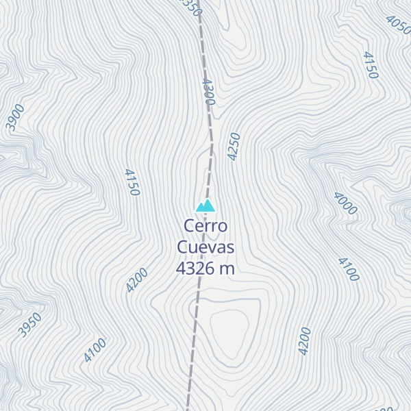 Map of Cerro Cuevas