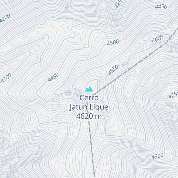 Map of Cerro Jatun Lique