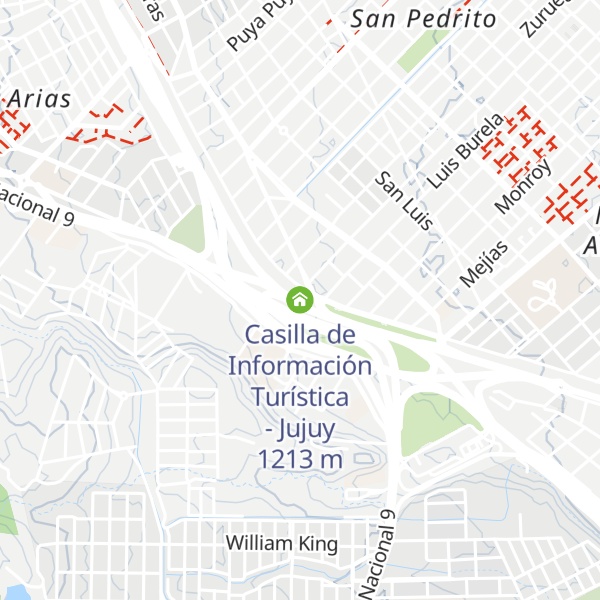 Map of Casilla de Información Turística - Jujuy