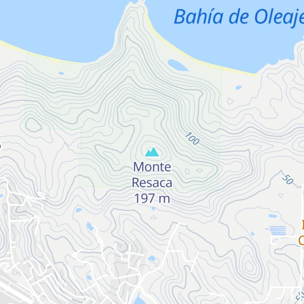 Map of Monte Resaca