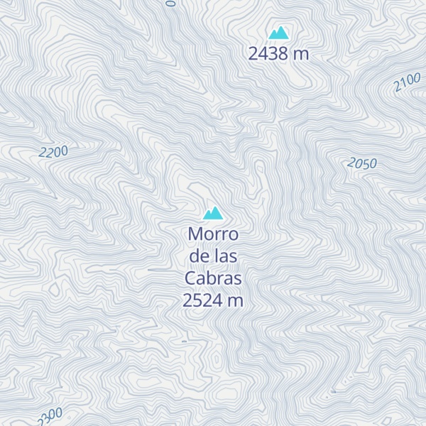 Map of Morro de las Cabras