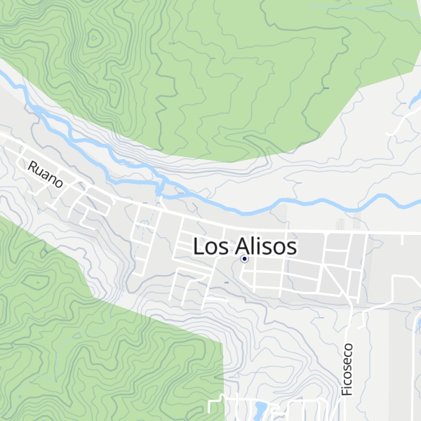Map of Cabañas Los Alisos