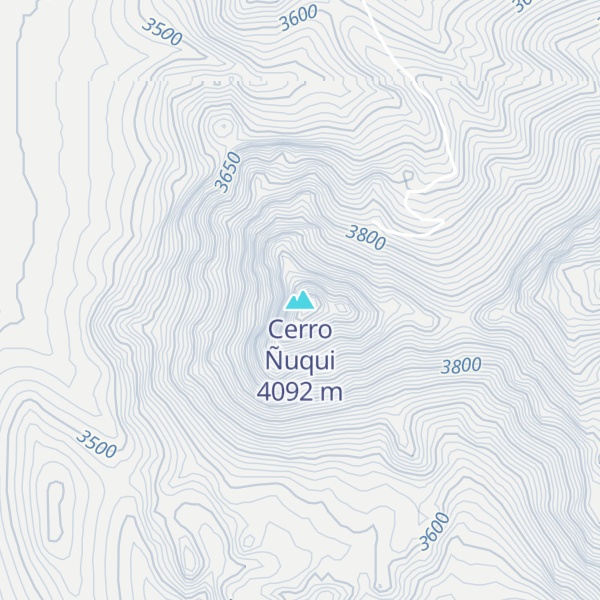 Map of Cerro Ñuqui