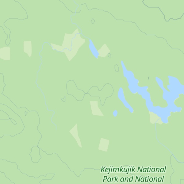 Map of Mount Tom