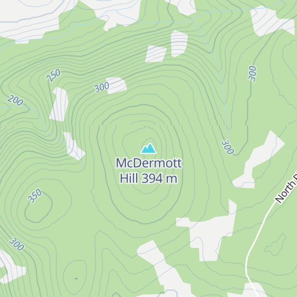 Map of McDermott Hill