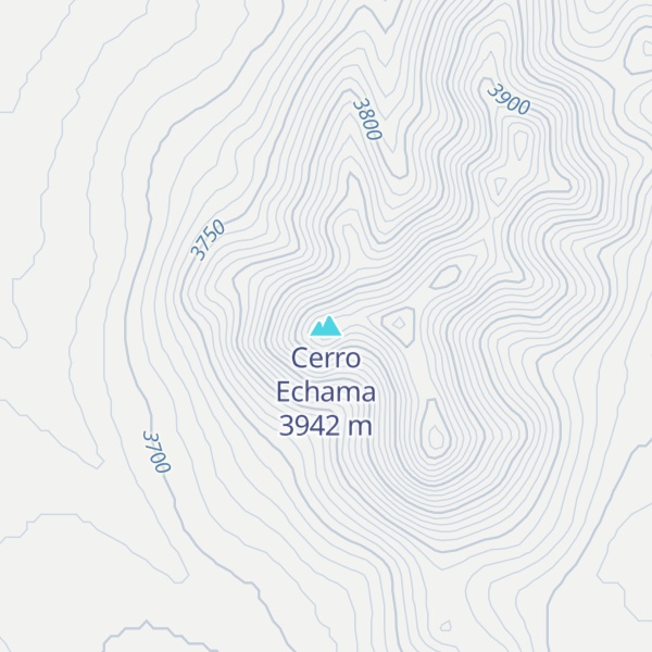 Map of Cerro Echama