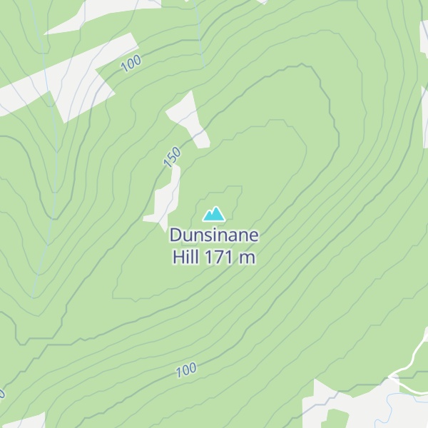 Map of Dunsinane Hill