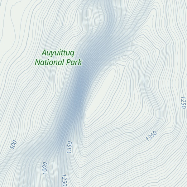 Map of Thor Peak