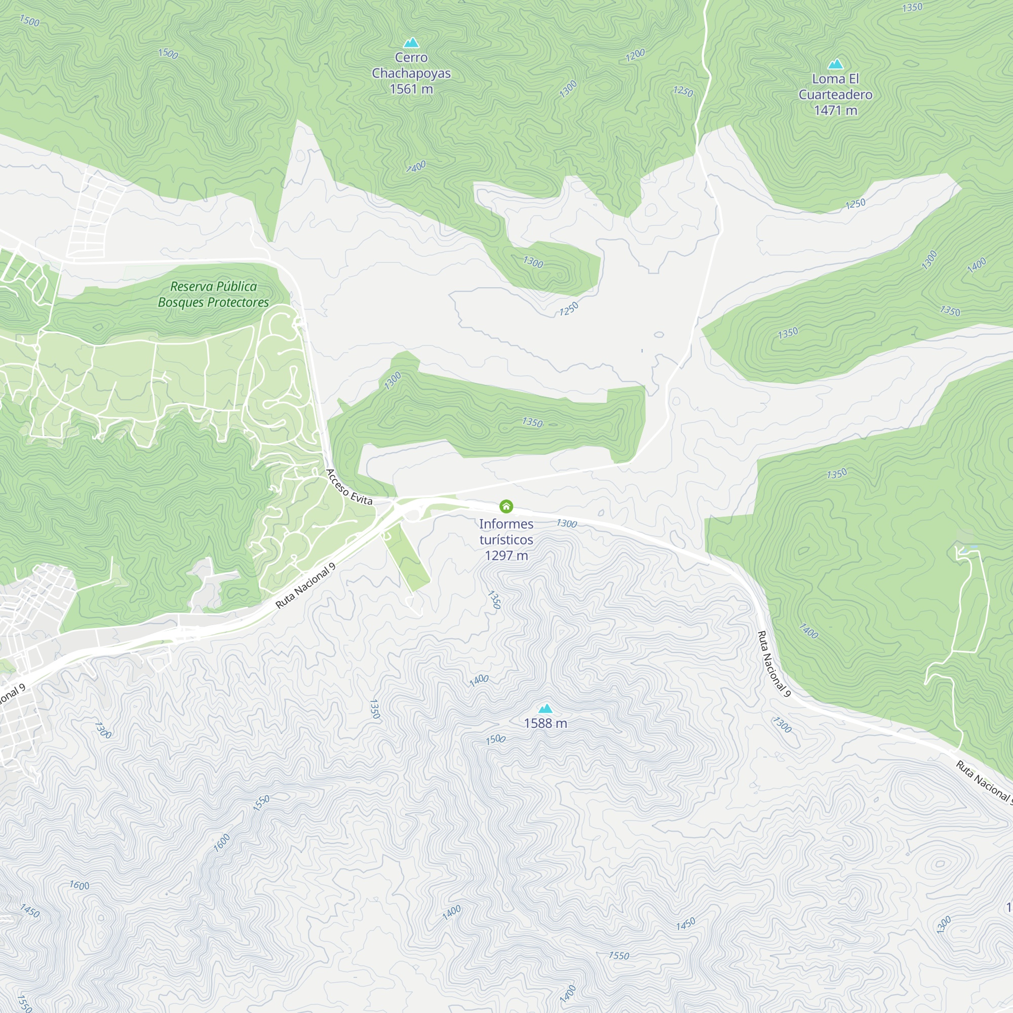 Informes turísticos map