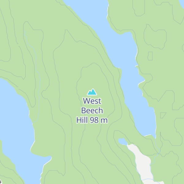 Map of West Beech Hill